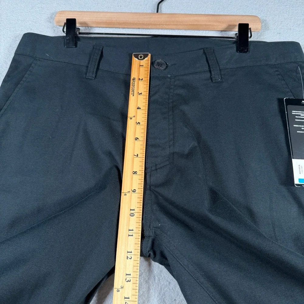 Oakley Mens Icon Chino Pants Blackout Slim Tapered Stretch 36x32 422197A NWT